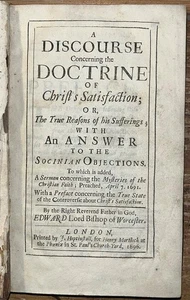1686 'Doctrine Of Christ's Satisfaction.. Sufferings, Atonement.'  Stillingfleet - Bild 1 von 17