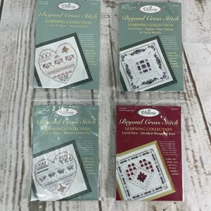 4 VTG Victoria Sampler Beyond Cross Stitch Kits – Levels 3 & 5 – NOS Rare Lot - Picture 1 of 5