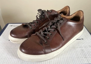 Thursday Boot Co $139 Premier Low Top Dark Brown Leather Sneaker Shoes 13 Wide - Picture 1 of 12