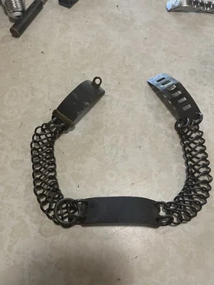 "Antiguo collar de perro victoriano auténtico 20""" Foto 1 de 4
