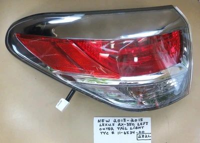 Luz trasera exterior del lado del conductor izquierdo Lexus RX-350 2013-2015 nueva marca TYC Foto 1 de 4