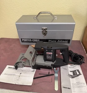 Porter Cable Plate Joiner # 556, 8000 RPMs, Dbl Insul, Case, Accs. Manual, Works - Picture 1 of 16