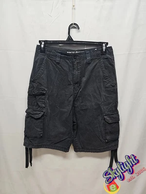 Pantalones Cortos de Carga Beverly Hills Polo Club Para Hombre Negros Estilo Paracaidista Talla 30 X 11 Foto 1 de 4