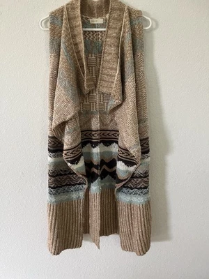 Cárdigan plumero Anthropologie Sleeping On Snow Quillins Jacquard talla M/L Foto 1 de 4