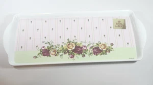 Vintage Royal Albert Old Country Roses Rosa Melamin Sandwich Tablett 15" L x 6,5" B - Bild 1 von 10