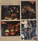4 1984 FREEZE FRAME 8x10 Drummer Promo Prints,Judas Priest,Journey,Maiden,Alex