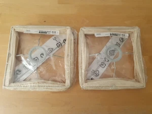 2 IKEA Orgel Papier Lampenschirm für Hängeleuchte oder Nachttisch Natur - Bild 1 von 9