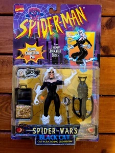 1996 Toy Biz Black Cat Spider-Man Animated Series Neu im Karton Marvel sehr cool - Bild 1 von 2