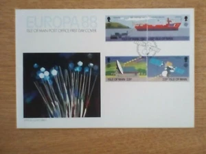 O.......GB Isle of Man FDC EUROPA Transport 1988... GB - Picture 1 of 1