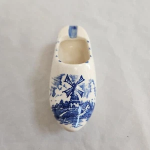 Dan Brechner & Co Dutch Windmill blau Clog Schuh persönlicher Aschenbecher New York - Bild 1 von 15