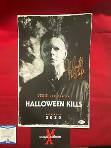 NICK CASTLE SIGNIERT 11x17 FOTO! HALLOWEEN TÖTET! MICHAEL MYERS! BECKETT COA! - Bild 1 von 4