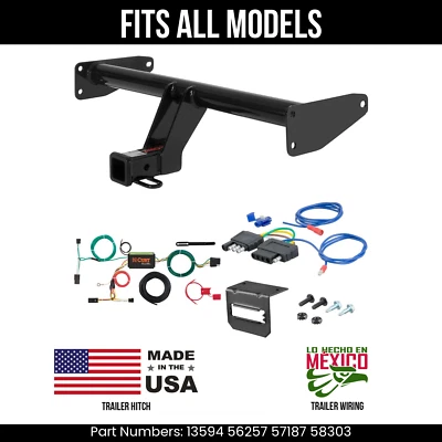 Enganche de remolque deportivo para Chevy Captiva 13-15 + cableado de 5 pines para todos los modelos Curt Foto 1 de 4