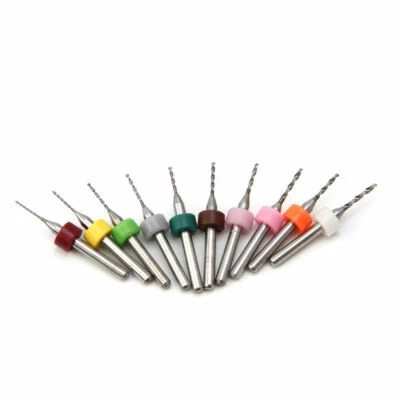 10Pcs 0.6-1.5mm PCB Print Circuit Board Carbide Mini Micro Drill Bit Set