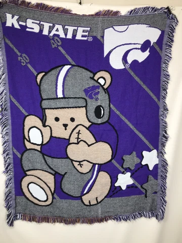The Northwest Company Kansas State Wildcats Fullback Baby Blanket Cover