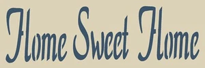 Home Sweet Home wiederverwendbare Schablone zum Malen, DIY Schild #18 - Bild 1 von 3