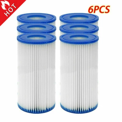 1-6 PCS New Filter Cartridge Size III 58012 For Swimming Pool Pump For Intex A - Image 1 of 4