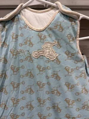 grobag by grobaby azul con apliques moto 6-18 mos Foto 1 de 4