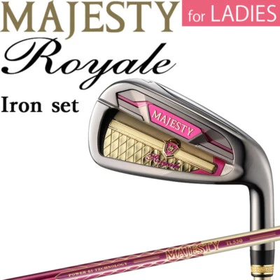 for Ladies MAJESTY Golf Japan 2023 Royale Iron Set #7-Pw,Sw TL550 Maruman Irons - Image 1 of 4