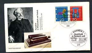 Deutschland - BRD : Ersttagsbrief von 1966 - ausgefallene Stempel Bremen - CTO - Bild 1 von 1