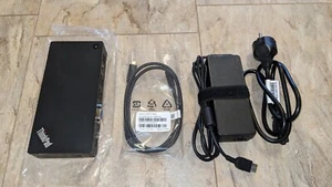 Lenovo Thinkpad USB-C Dock 40A9 USB3.0 Dockingstation, 90W Netzteil, orig. Kabel - Bild 1 von 7