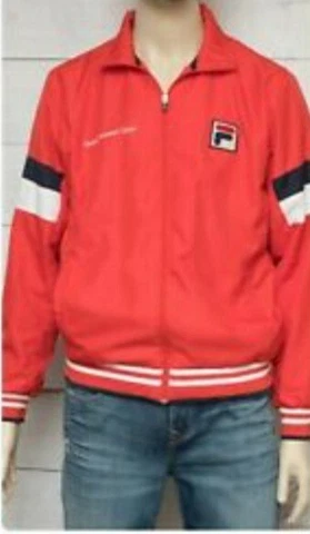 FILA tennis sony ericsson open red jacket size 46 XSmall New Cover