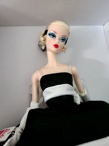 BARBIE DOLL* BLACK & WHITE FOREVER* SILKSTONE FASHION MODEL COLLECTION - Picture 1 of 13