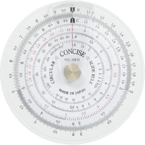 Concise Ruler Circular Slide Rule 28N Diameter 84mm Japan - Picture 1 of 5