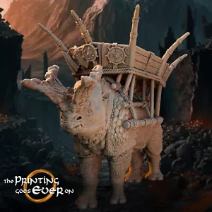 Horned Beast of Groz D | Print Goes Ever On | RPG Wargaming 3D Printed MESBG - Picture 1 of 1