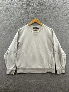 Vintage Polo Ralph Lauren Double V Sweatshirt Gray Men’s Size XL AO2 - Picture 1 of 4
