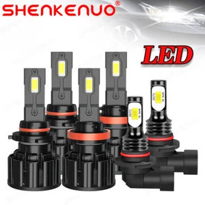 For Toyota Tundra 2007-2013 Combo 6X 6000K LED Headlight Hi/Lo & Fog Light Bulbs - Picture 1 of 18