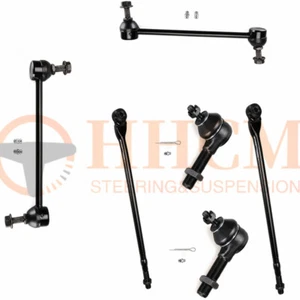 6PC Inner Outer Tie Rod Ends Sway Bar For Chrysler Concorde LHS Dodge Intrepid - Foto 1 di 2