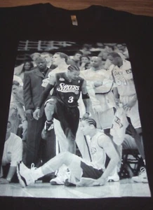 PHILADELPHIA SIXERS 76ERS NBA ALLEN IVERSON Stepover T-Shirt MENS 3XL XXXL  NEW - Picture 1 of 2