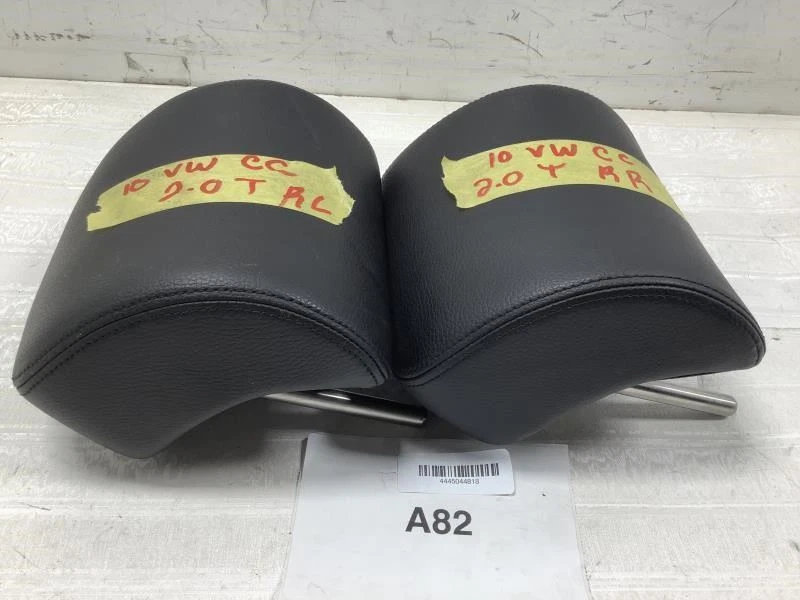 2011 VOLKSWAGEN CC REAR LEFT&RIGHT DRIVER&PASSENGER SIDE HEADREST OEM+ - Image 1 of 4