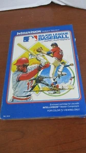 INTELLIVISION MAJOR LEAGUE BASEBALL Video Game ~GAME, INSTRUCTIONS, ORIGINAL BOX - Foto 1 di 5