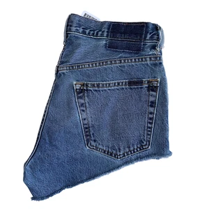 Urban Outfitters Levi's Jean Shorts NEW Renewal Remade Micro Cut Off Denim Large - Picture 1 of 11