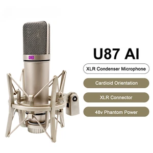 Microfono a Condensatore Professionale Cardioide Studio Mic per Registrazione Podcasting - Foto 1 di 13