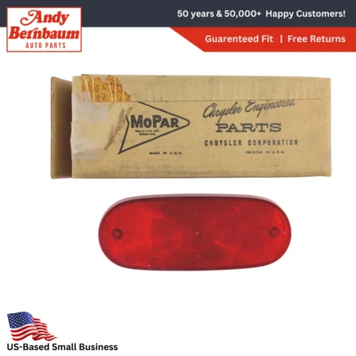 Lente de lámpara de luz trasera Plymouth Suburban Station Wagon 1959 1810946 nuevo en stock Foto 1 de 4