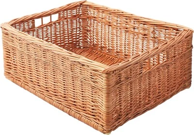 Aufbewahrungskorb aus Weide Regalkorb Schrankkorb Regalhelfer Weidenkorb RK1 - Bild 1 von 4