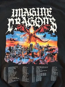 Imagine Dragons Loom World Tour 2024 Sudadera con Capucha Juvenil Talla Pequeña - Imagen 1 de 8