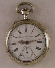 Unique Case CHRONO HAMMER 1900 Swiss Pocket Watch Perfect Fully Serviced
