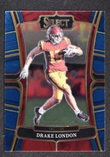 2023 Select Draft Picks Base Concourse Blue #65 Drake London - USC Trojans
