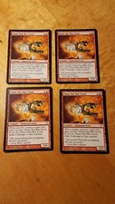4 Flame-Kin War Scout - Magic the Gathering MTG Dissension x4 4x Playset