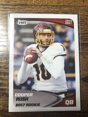 Cooper Rush RC 2017 SAGE HIT Premier Draft #10 - Dallas Cowboys 🔥🔥🔥 - Image 1 of 2