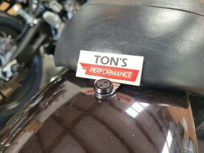 Harley Davidson Black Stainless Steel Seat Bolt Anti Theft Compact CNC Ring v2 - Image 1 of 4