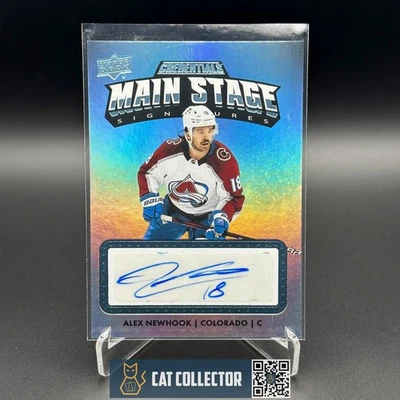 2022-23 UD Credentials ALEX NEWHOOK #MS-AN Main Stage Autograph - Image 1 of 4