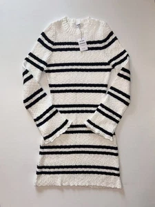 COTTON ON WOMEN LONG SLEEVE KNIT STRIPED DRESS SIZE MEDIUM BRAND NEW - Picture 1 of 11