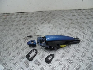 Bmw 1 Series E87 Left Passenger N/S Front Outer Door Handle Blue 2004-2013M - Picture 1 of 11