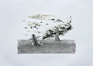 TOYEN - From the cyclus - Hide, big buy - 30/500, 70x50 cm (27,6x19,7 in) - Picture 1 of 4