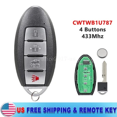 Llavero remoto para coche Infiniti Q70 2014 2015 2016 2017 2018 2019 CWTWB1U787 Foto 1 de 4