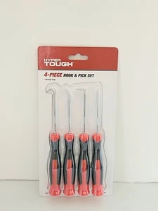 Hyper Tough 4-Piece HOOK & PICK SET Curved Complex 90 Degree Hook Straight Pick - Picture 1 of 2